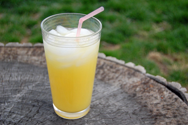 pineapple juice & coconut rum
