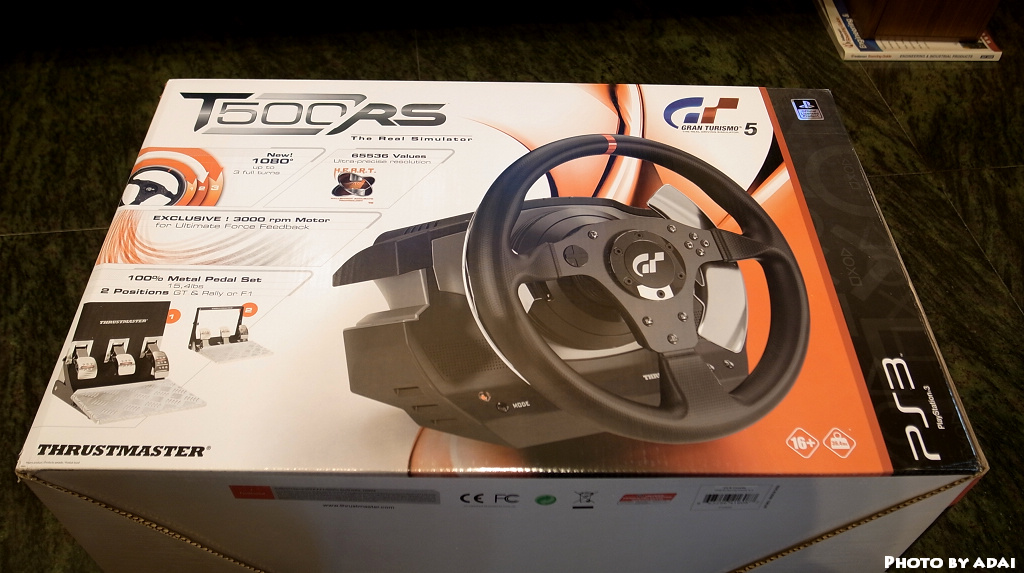 Thrustmaster T500RS unboxing
