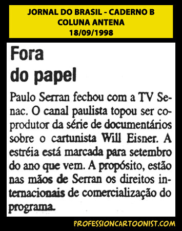 "Fora do papel" - Jornal do Brasil - 18/09/1998