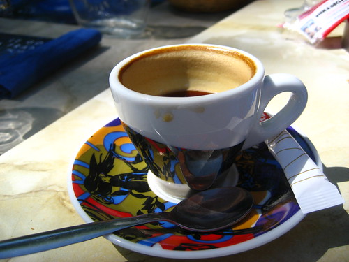 Another espresso at Gazpacho's