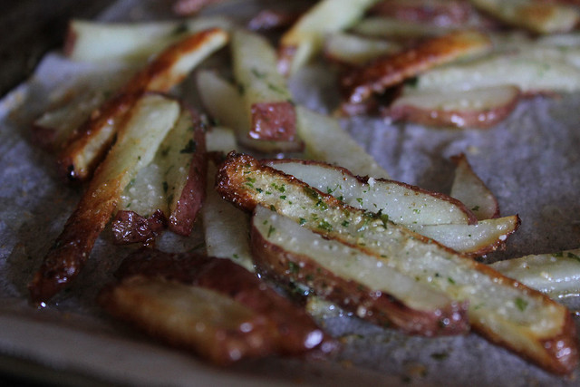 Oven Baked Parmesan Fries