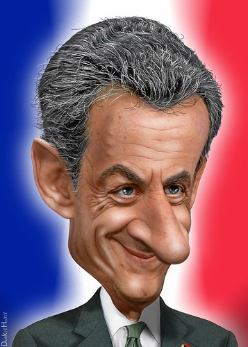 Nicolas Sarkozy - Caricature