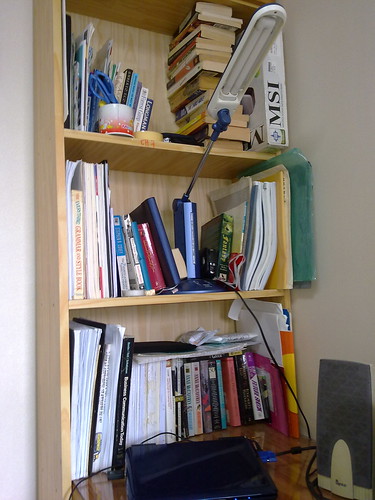 아라의 책장 모습 Ara's bookshelf