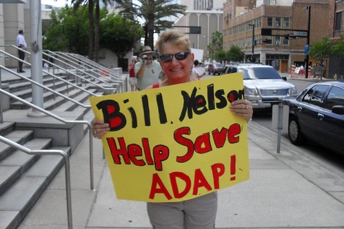 AIDS Protesters Blast Senator's Silence on ADAP