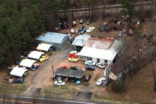 Aerial View of Lawry's Used Cars