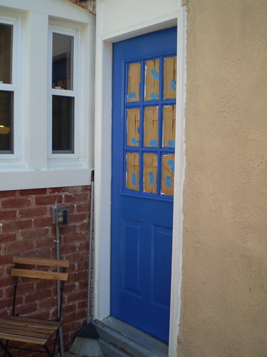 Door after second coat by sarameg