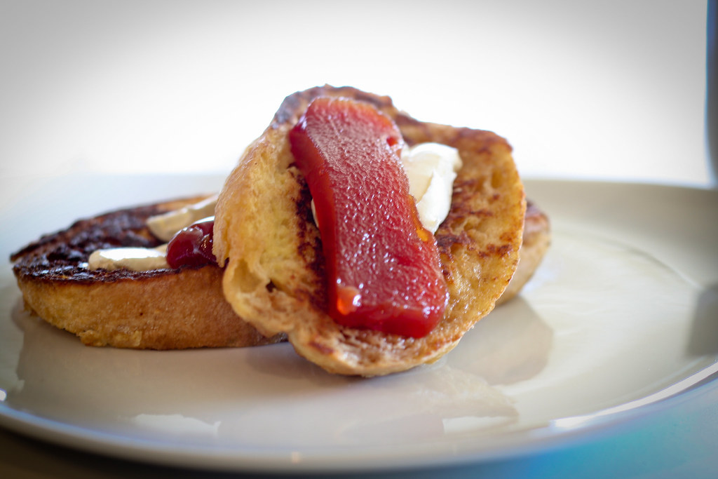 Guava & Cream Cheese French Toast