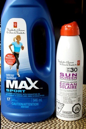 President's Choice Max Sport and 30 Sun Screen