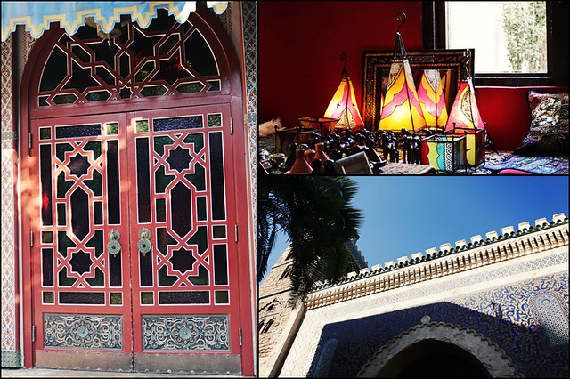 Epcot World Showcase Morocco triptych details