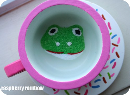 Frog head tea.  Yum!