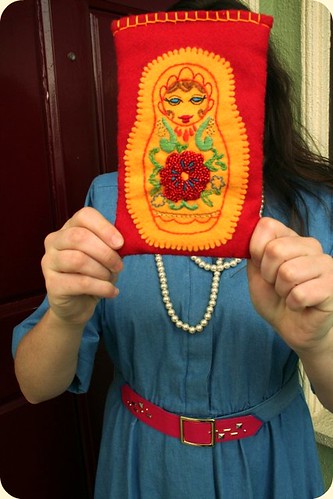 Russian Doll Pouch Made by Mafiosagrrl!