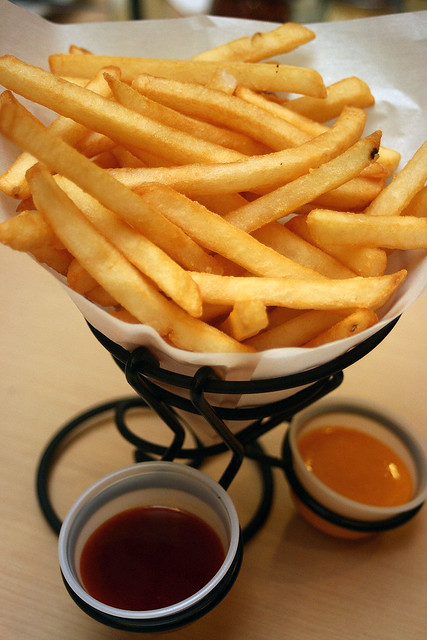 Thick Fries on Dips