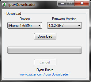 ipswDownloader for Windows