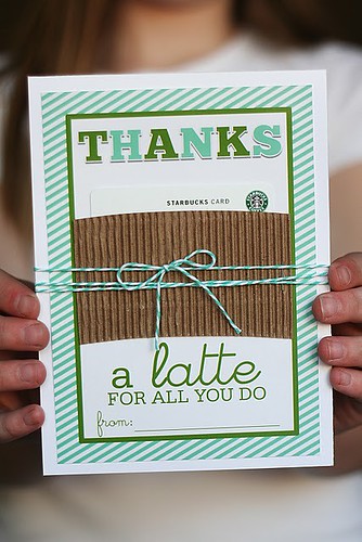 Thanks A Latte Card 