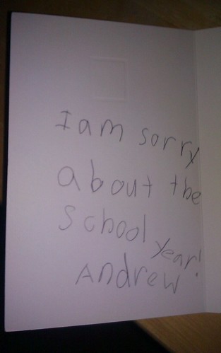 I am sorry about the school year! Andrew