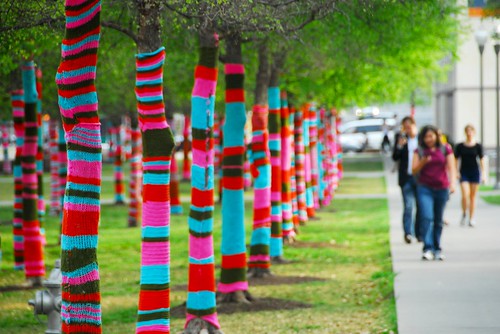 Knitted Wonderland at the Blanton Museum of Art