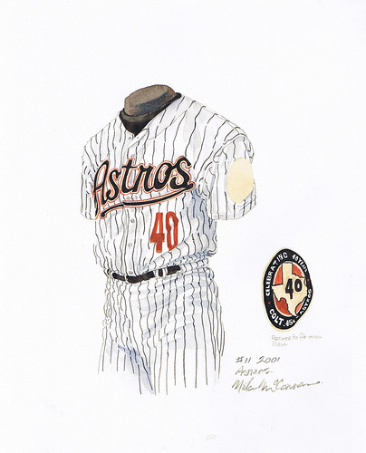 houston astros uniforms. Houston Astros 2001 uniform