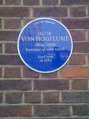English Heritage plaque for inventor of time t...