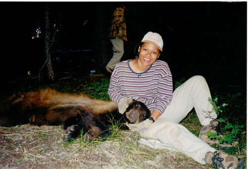 Krista spent two summers trapping and tagging black bear in Utah.