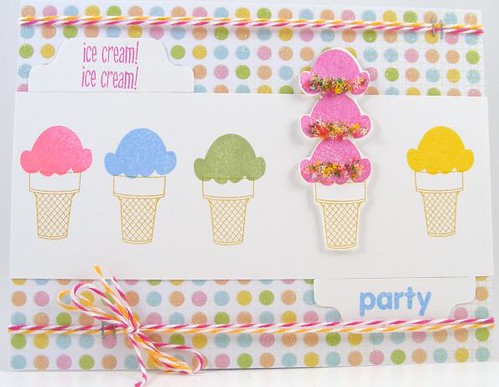 SOL May Ice Cream Party Card