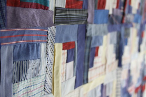 6Recycled clothing quilt, sustainable quilt, recycled quilt, how to quilt using clothing