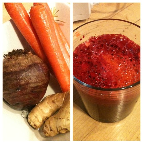 My breakfast inspired me this morning. Roots: Before & After 1 of 3