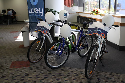 Spot a gorilla and go into the draw to win this iWay bike
