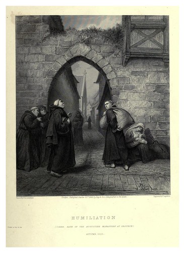 005-La humillacion-Illustrations of the life of Martin Luther 1862- Pierre Antoine Labouchère