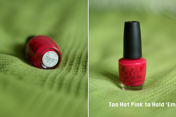 OPI - Too Hot Pink to Hold 'Em preview