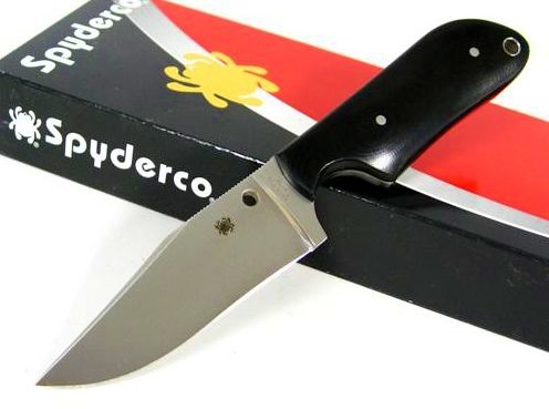 Spyderco Fred Perrin Street Beat Fixed 3.5" VG10 Blade, Micarta Handles