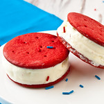 Red Velvet Ice Cream Sandwiches
