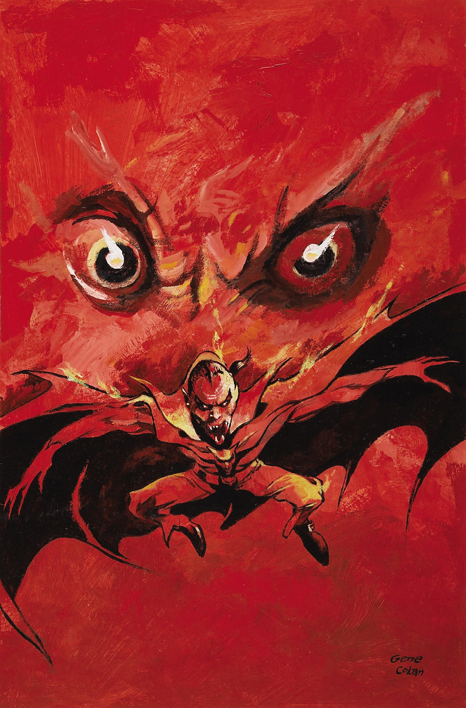 Gene Colan The Tomb of Dracula #4 (Third Series) Cover Painting Original Art (Marvel, 1992)