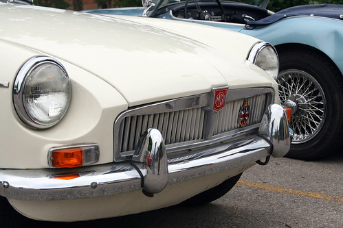 1967 MGB Roadster. Photographed at the 4th Lawrence British Car Show,