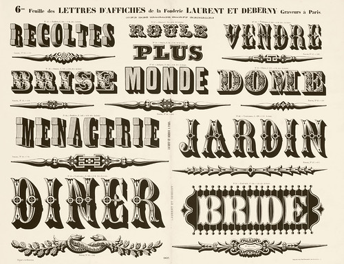 Ornaments et Fleurons, Laurent et de Berny, Paris (1838) by DaveCFrankel