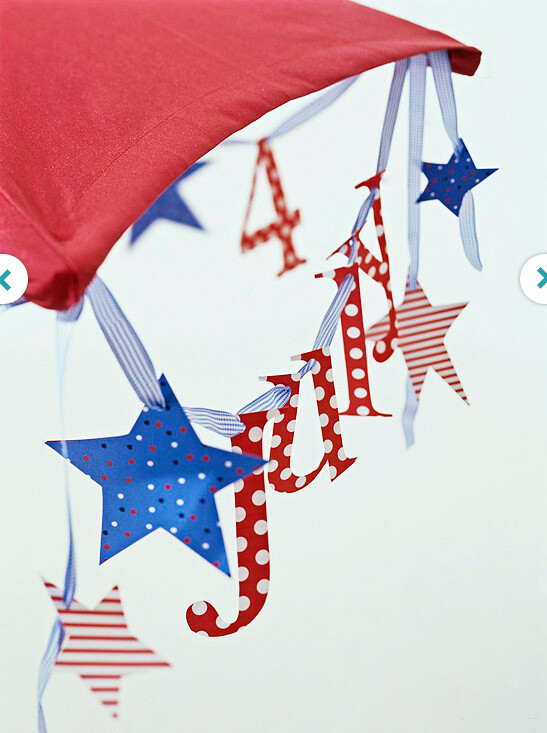 Easy DIY Decorations for the Fourth of July from BHG