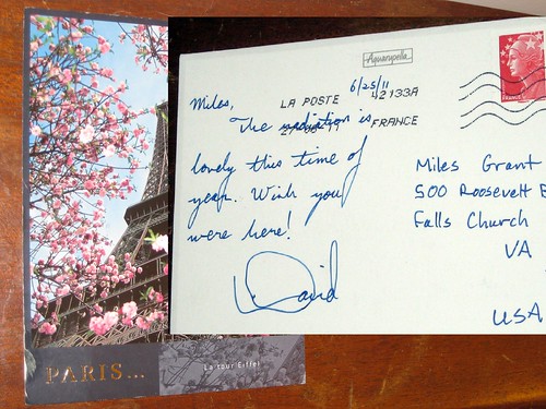 Del. David Englin's Postcard from France