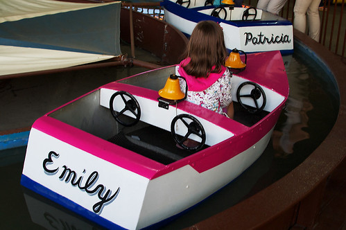 Lauren on the boat ride.