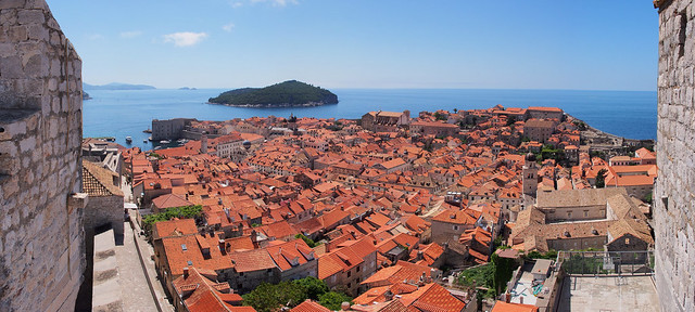 高處俯視Dubrovnik