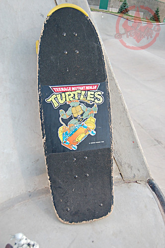 Chitech Industries LTD. :: "Teenage Mutant Ninja Turtles" SKATE BOARD { CHEAPSKATE } i (( 1990 ))