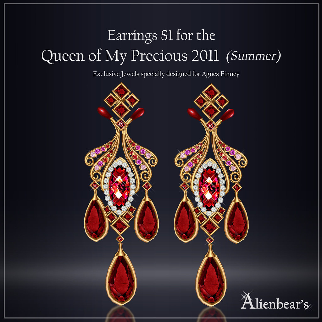 Earrings S1 for Queen of My Precious 2011 Summer