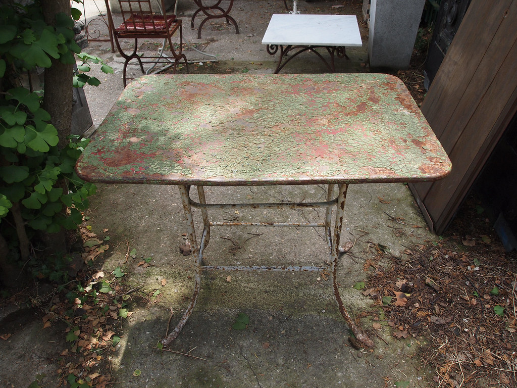 reclaimed garden table