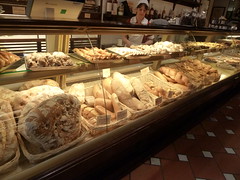Fresh-baked bread and pastries