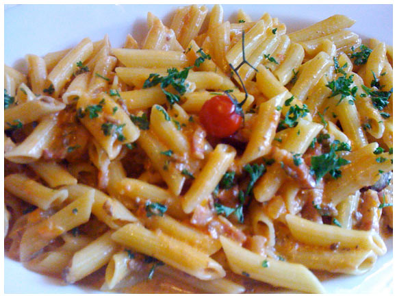 vodka penne from Les Tilleuls in Charmilles