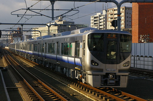 JRW 225series in Tsurugaoka,Osaka,Osaka,Japan /Dec 3,2010