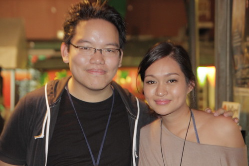 With Filipino actress Mercedes Cabral