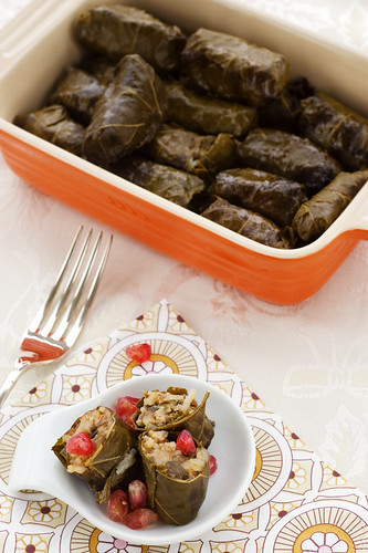 Lamb and Pomegranate Dolmeh