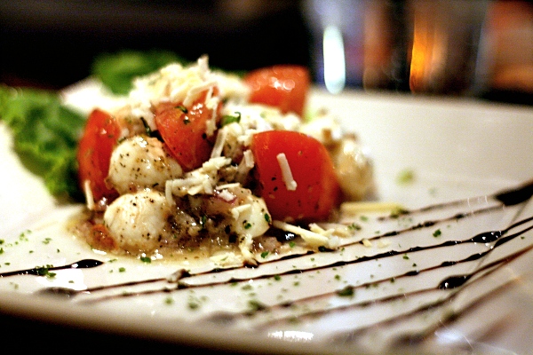 Tomato and Mozzarella Salad from BJ's Brewery