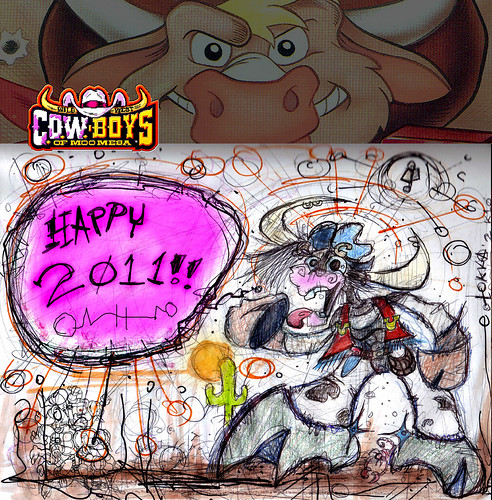 Ryan Brown's "Wild West C.O.W.-Boys of Moo Mesa" :: RING IN THE " MOO " YEAR !!