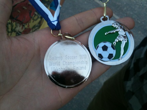 Swamp Soccer World Championships 2010. Silver medals.