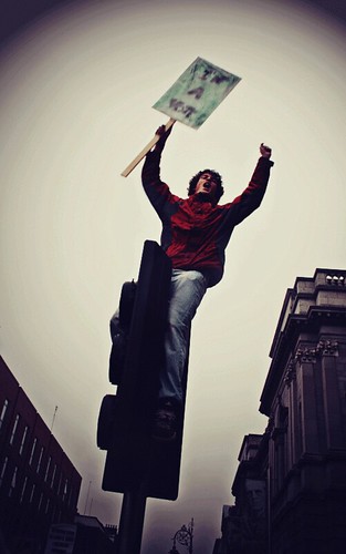 Student Protest Dublin 2010